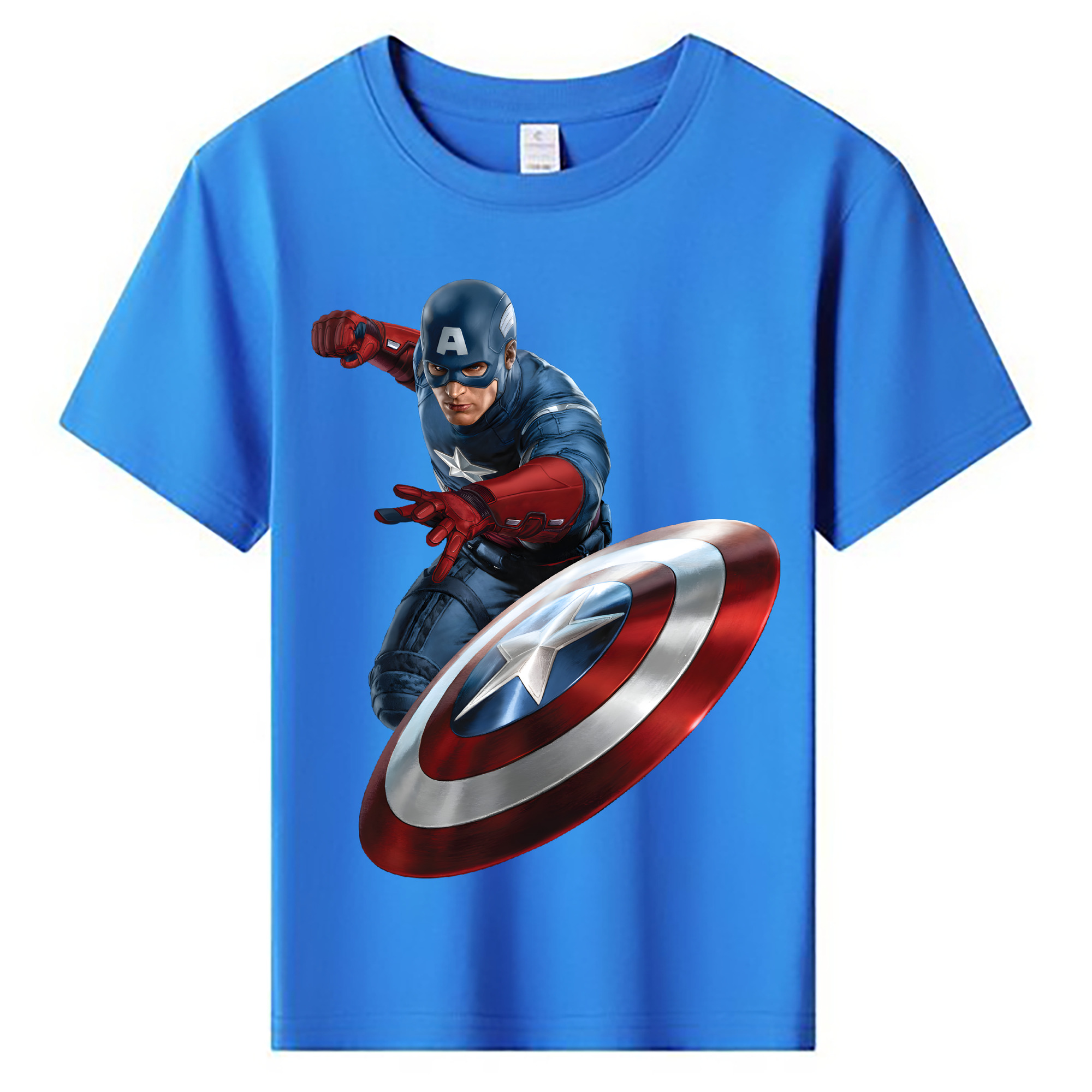 （画像用） アベンジャーズ The Avengers 綿100％キッズTシャツ（フロントプリント）